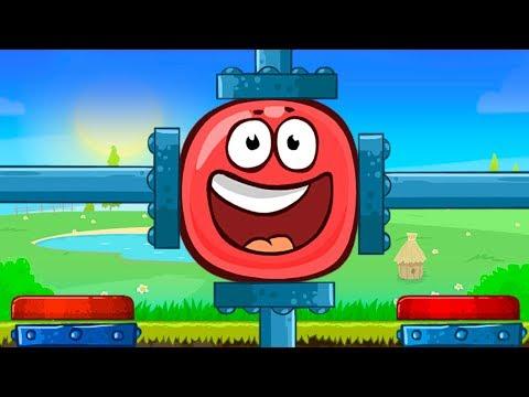 Красный Шарик - Смотреть ИГРУ как МУЛЬТИК - Red Ball 4  для детей малышей