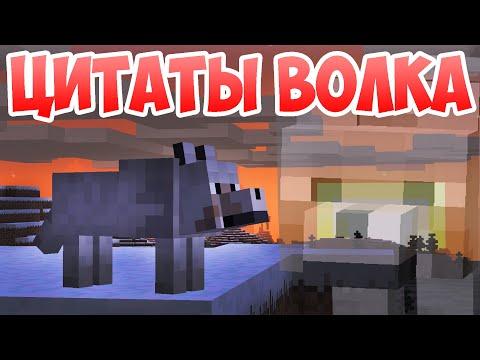 Цитаты волка - Приколы Майнкрафт машинима