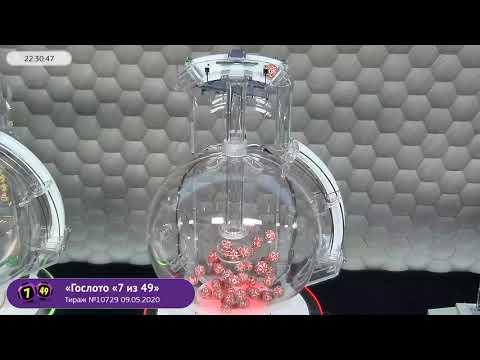 Столото представляет | Лотерея «Гослото «7 из 49». Тираж №10729  от 09.05.2020 г.