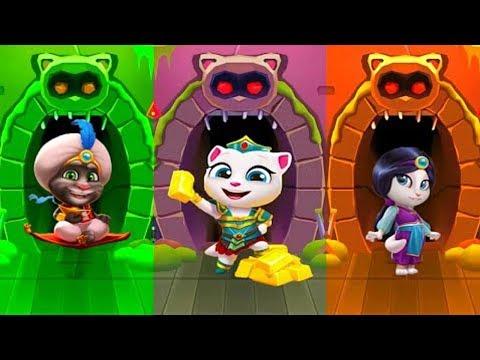 МОЙ ГОВОРЯЩИЙ ТОМ БЕГ ЗА ЗОЛОТОМ #1 МУЛЬТИК ПРО КОТИКОВ мультик игра #KID