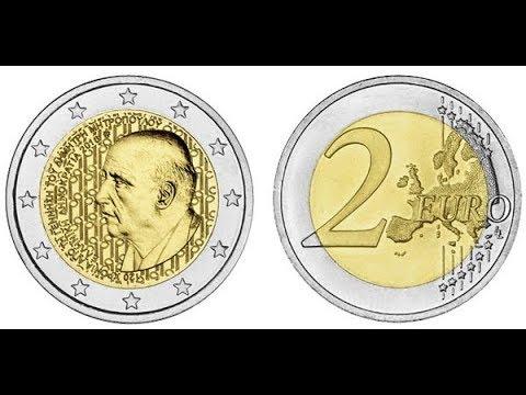 2 евро, Греция 120 лет со дня рождения Димитриса Митропулоса 2016