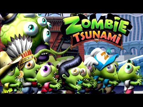 ZOMBIE TSUNAMIi #2 Мультик игра для детей ПРО ЗОМБИ развлекательный детский мультик для малышей