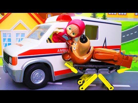 Маша и Медведь мультик с игрушками – Помощь другу! Мультфильмы новинки