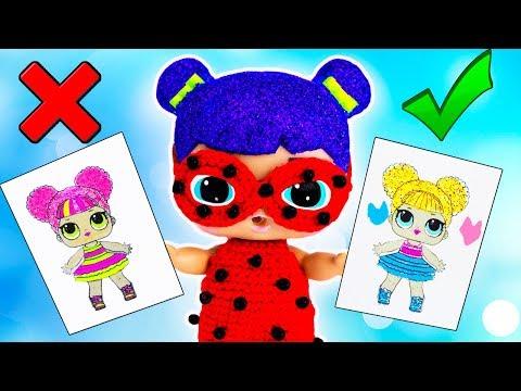 КУКЛЫ ЛОЛ 3 Marker Challenge with LOL SURPRISE! Мультик #ЛОЛ СЮРПРИЗ