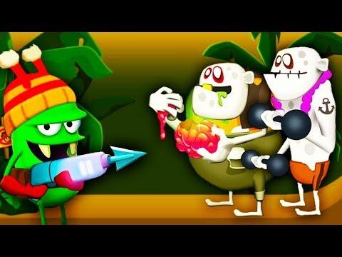 Zombie Catchers ОХОТА НА КОКОСОВОГО ЗОМБИ — Часть 16 мультик игра для детей ПРО МАЛЕНЬКИХ ЗОМБИ