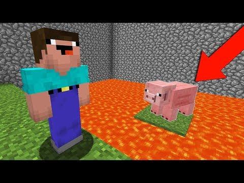 КАК НУБУ СПАСТИ СВИНЬЮ В МАЙНКРАФТ ? НУБ ПРОТИВ ТРОЛЛИНГ Мини Игра MINECRAFT Мультик