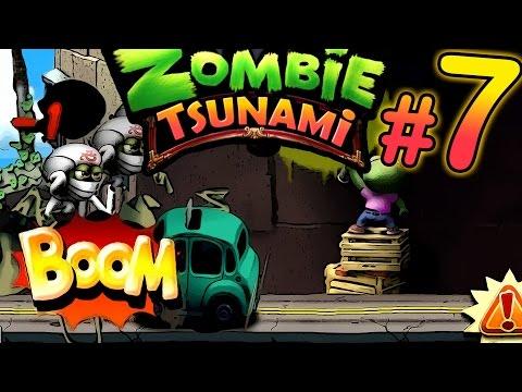 Zombie Tsunami #7 Продолжаем кушать Людишек Мультик про зомби