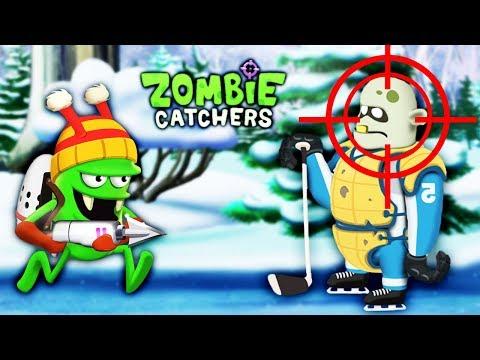 ОХОТА НА ЗОМБИ ТОЛСТЯКА с ГАРПУНОМ Мультик игра для детей про ЗОМБИ Zombie Catchers