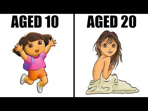 10 KIDS Cartoon Characters Reimagined 10 YEARS LATER!