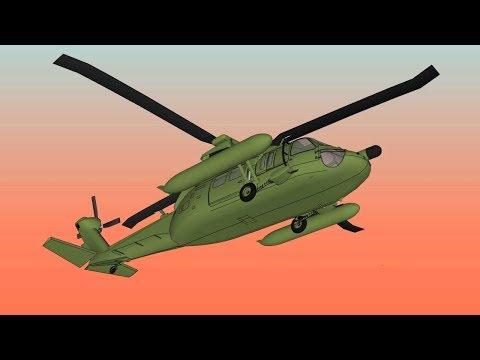 Военный вертолет - Мультики для малышей - Мультик про вертолет