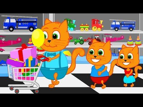 Cartoons for Kids - Shopping Day | New Cartoon by Cats Family | Episode #54