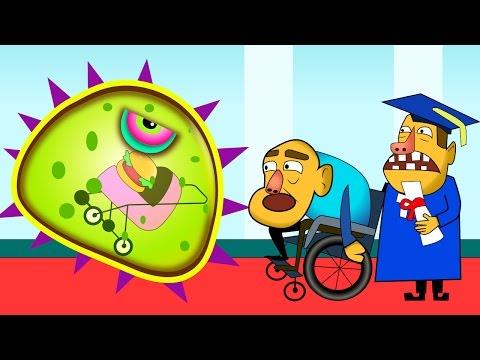 ХИЩНАЯ СЛИЗЬ ест ЛЮДЕЙ приключения в ГОРОДЕ Мультик игра для Детей Mutant Blobs Attack