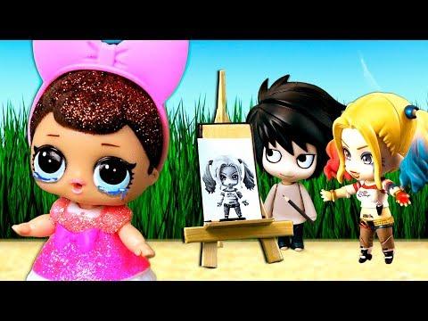 У куклы лол сюрприз беда – Ваня нарисовал другую девочку! Мультик с игрушками лол куклы
