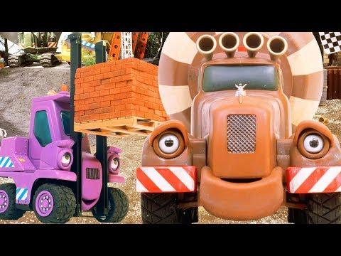 Мультик для детей про погрузчик на Стройке - Пора отдохнуть - Серия 3
