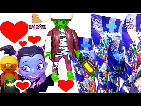 #Vampirina Мультик. ПРИЗРАКИ! ЛЮБОВЬ! ЗОМБИ! Playmobil Blind Bags Видео для Детей | My Toys Pink