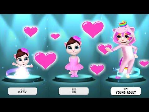 Говорящий ТОМ и АНДЖЕЛА ВСЕ СЕРИИ ПОДРЯД новый дом котика мультик #УШАСТИК KIDS