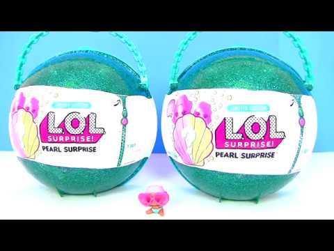 Мультик Куклы лол в салоне Шопкинс! ! Пупсики лол в поисках жемчуга!  Lol Pearl Surprise