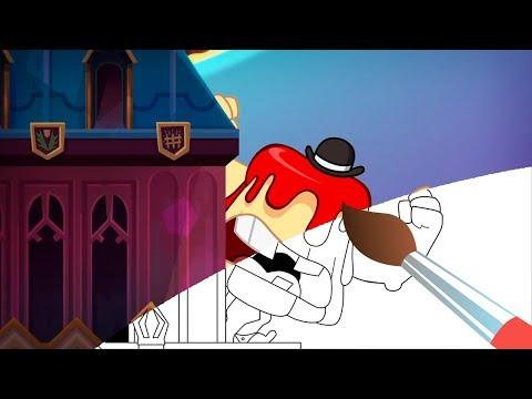 Хэллоуин - Лондон - Мультик Раскраска Ам Ням - Учим цвета - Om Nom Cut the Rope